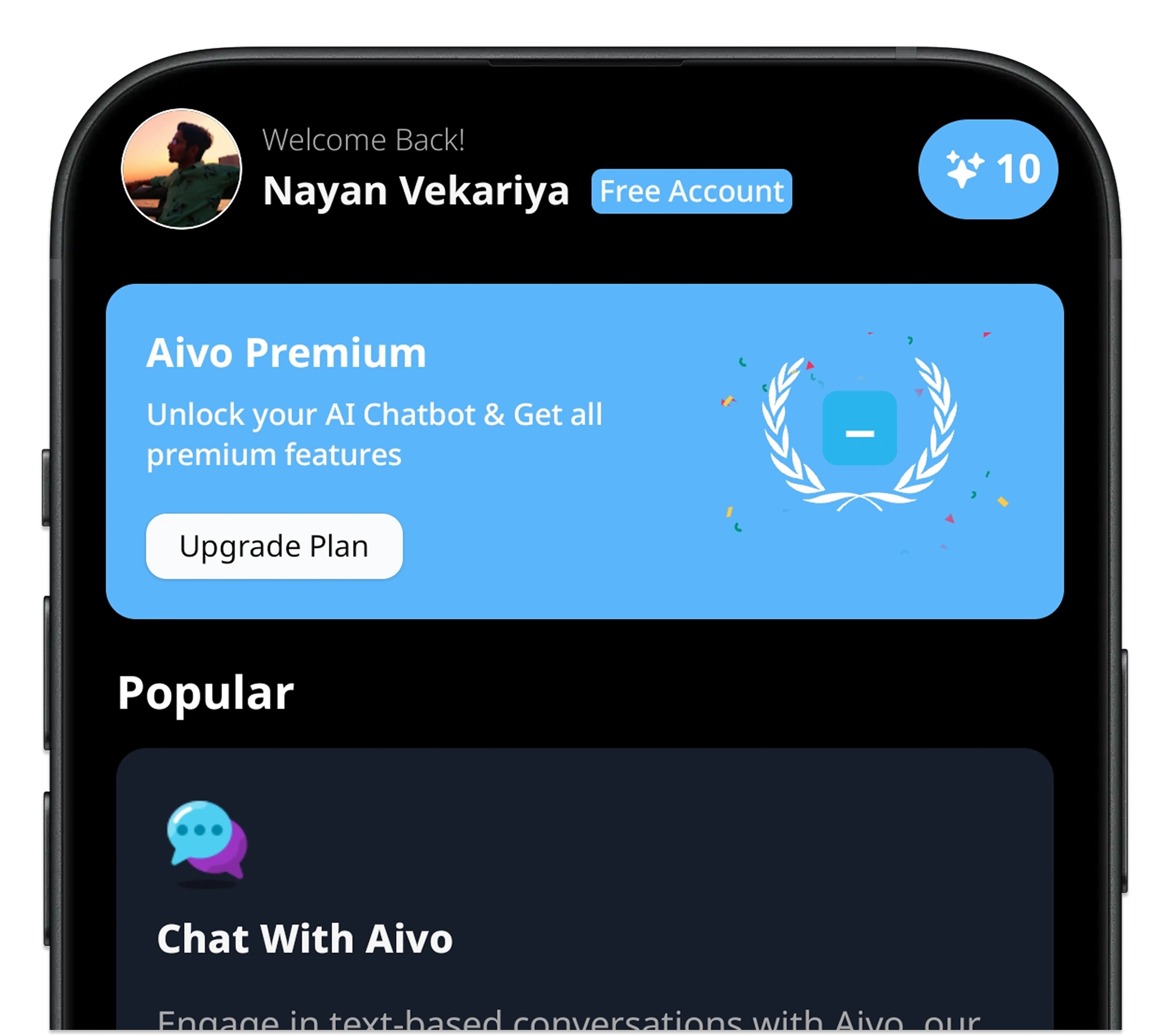 app mockup